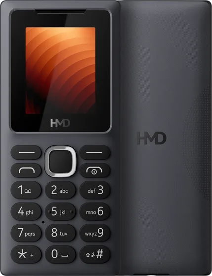 HMD 100 tuşlu telefon, önden ve arkadan