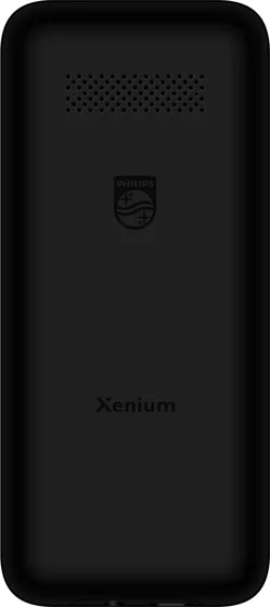 Philips Xenium E2125 arka yüzü, kamera yok